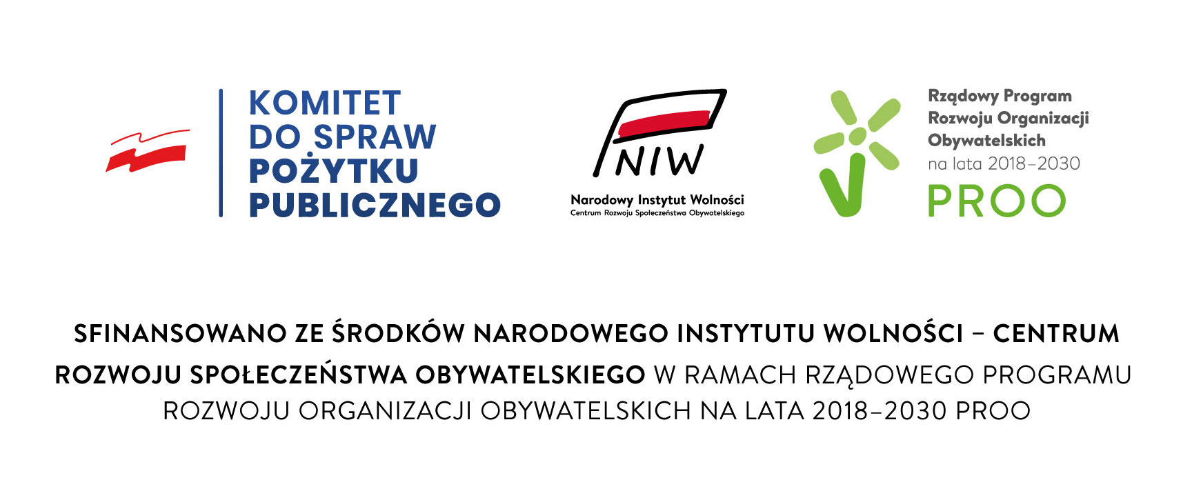 Sfinansowano ze środków PROO