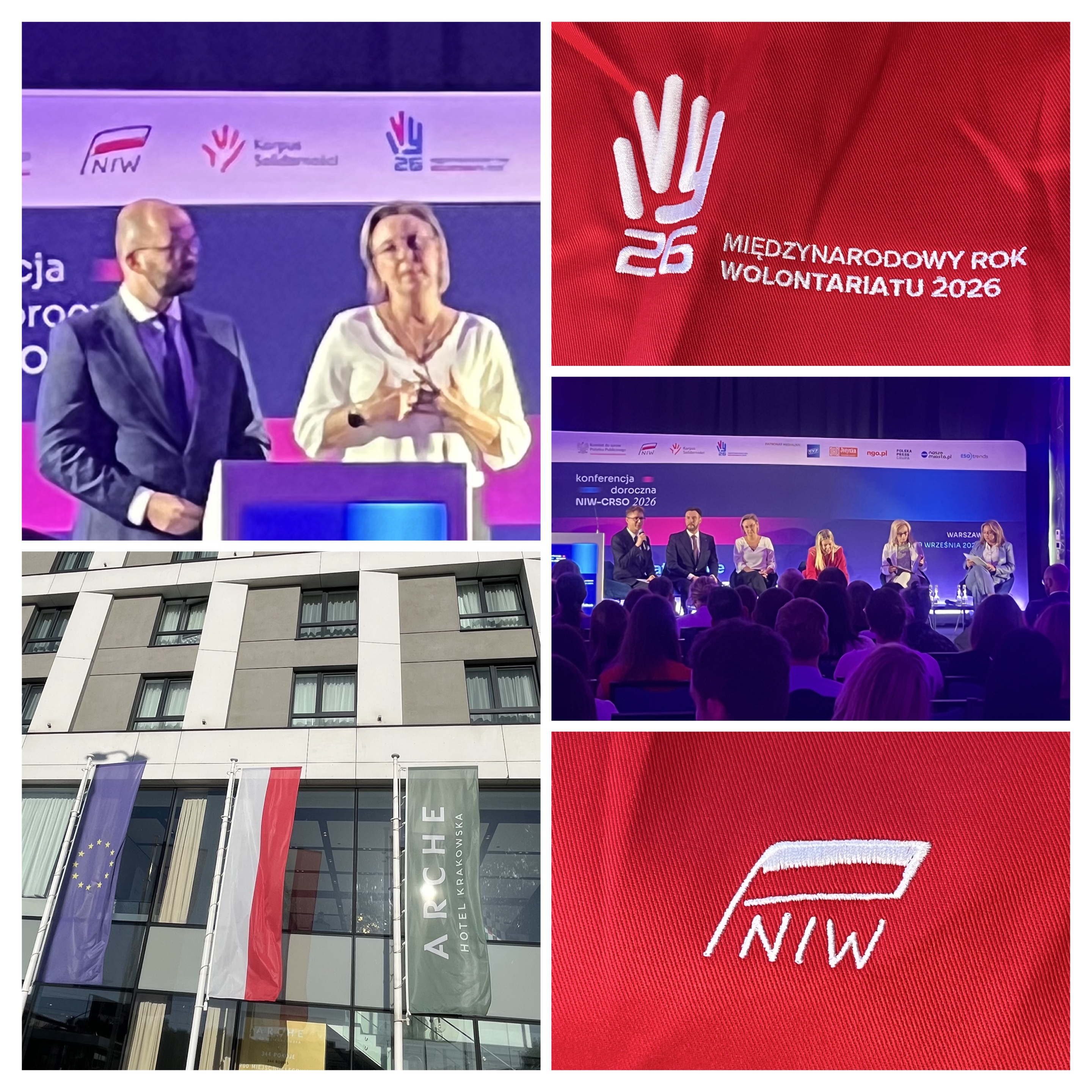 Zdjęcia delegacji Fundacji na konferencji NIW-CRSO 2026 w Warszawie